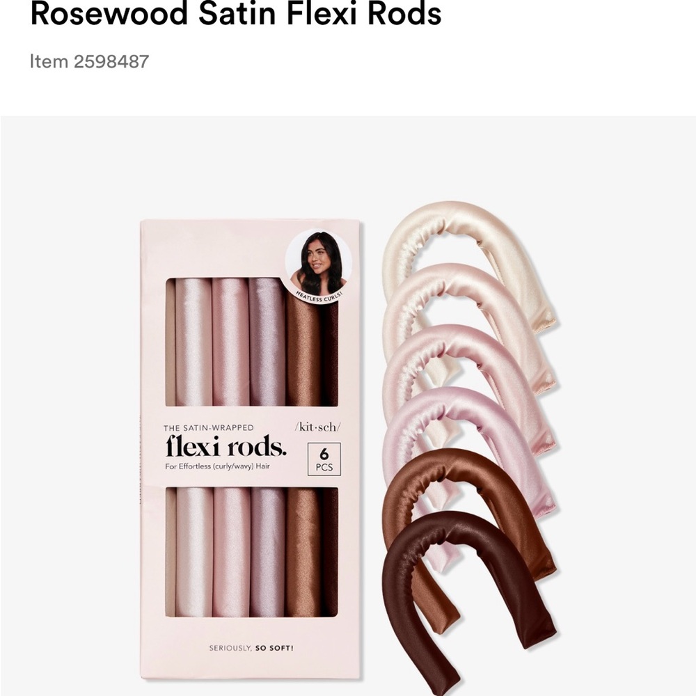 Satin Flexi Rods Hair Styling Set